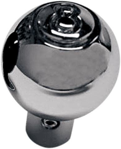 Billet Choke Cable Knob - Eight Ball - Chrome
