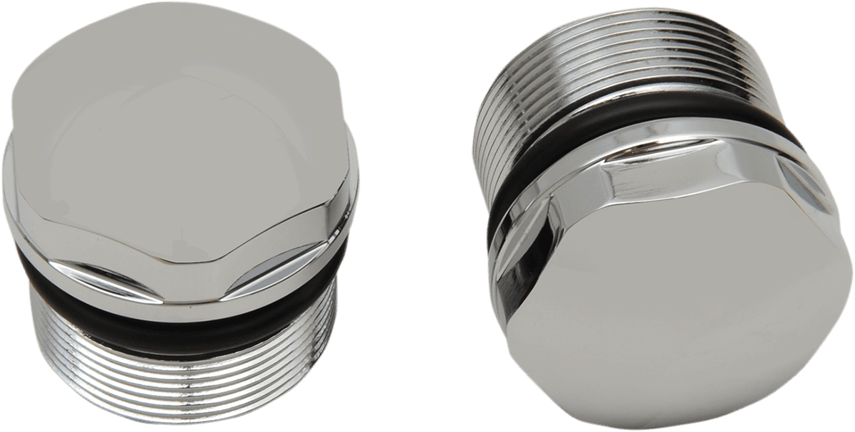 Chrome Fork Tube Plugs and Caps