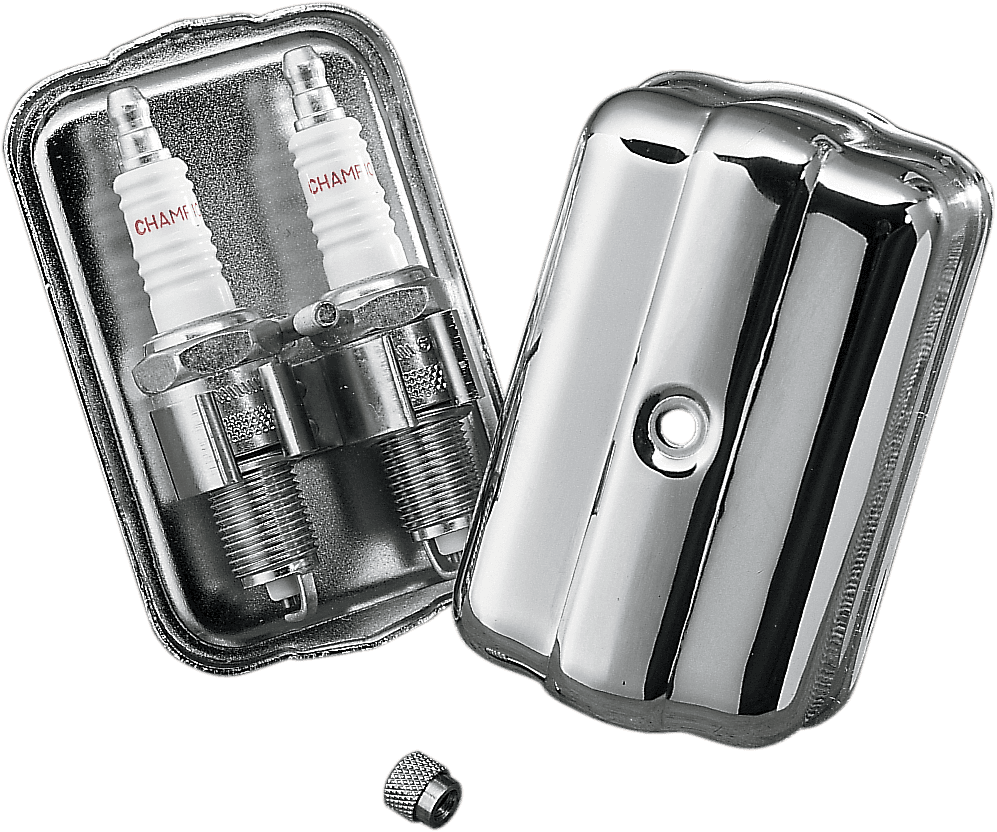 Chrome Spark Plug Holder