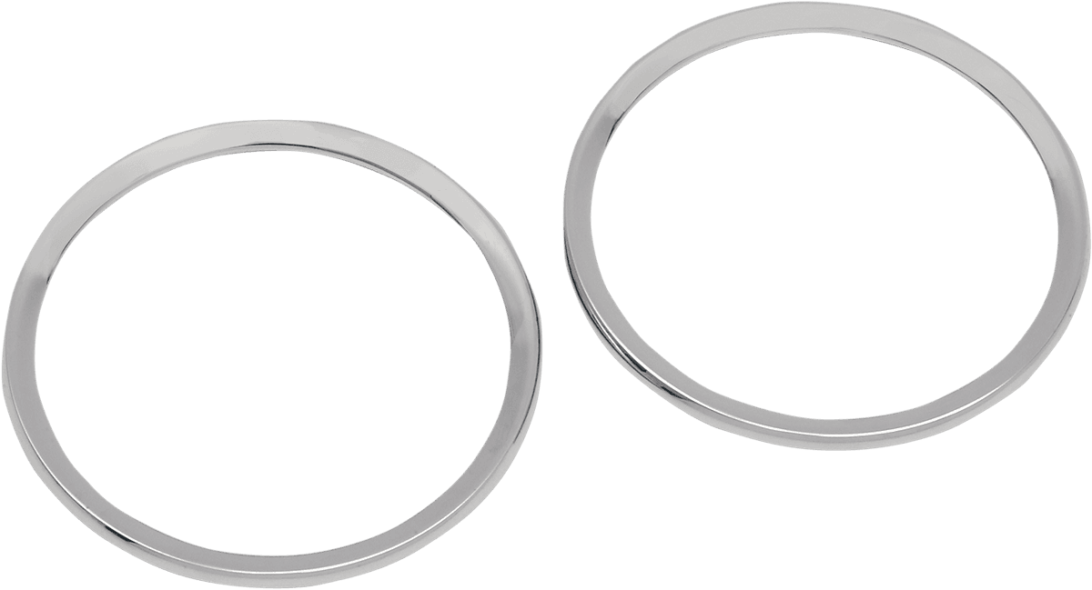 Chrome Speaker Bezels