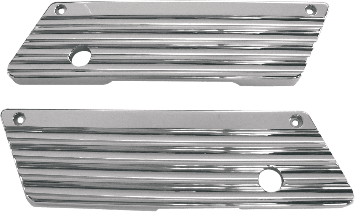 Finned Saddlebag Latch Covers