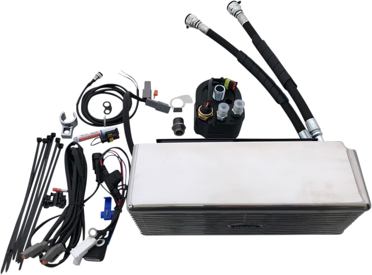 3.0 Below Regulator Mount Oil Cooler with Fan Kit for Dyna